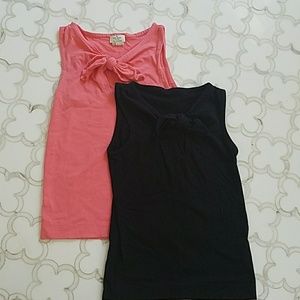 2 Kate Spade, size small tie front tank tops